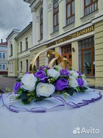 Свадебные украшения на машину