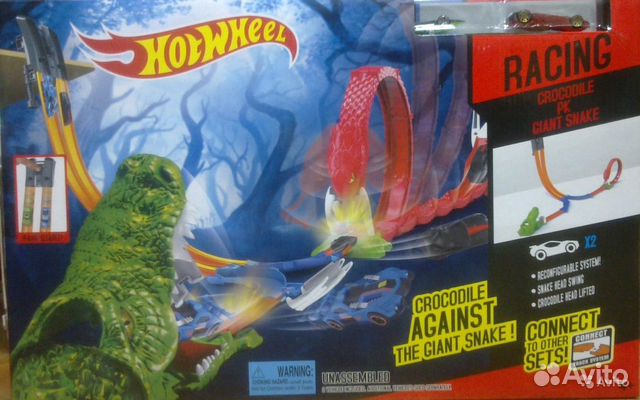 Хот вилс трек с петлей змея Hot wheels