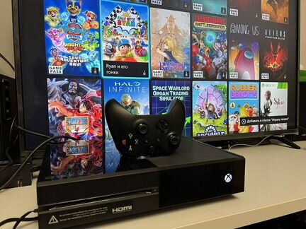 Xbox One 500 Gb + 450 игр + Live gold