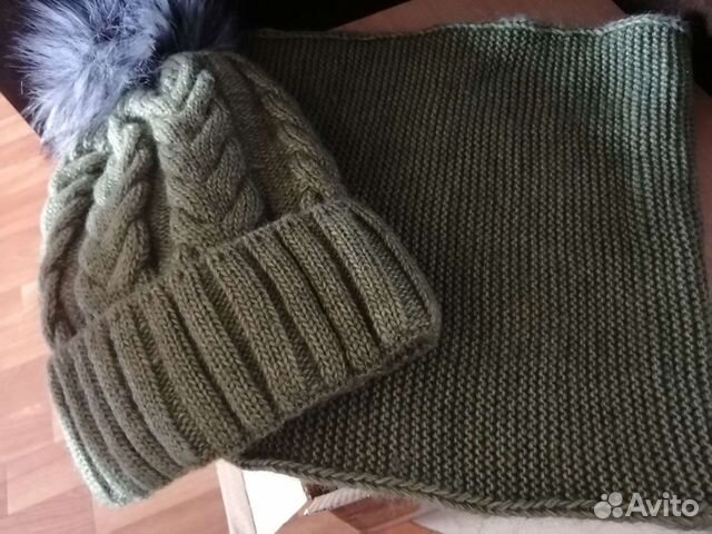 Шапка и снуд набор