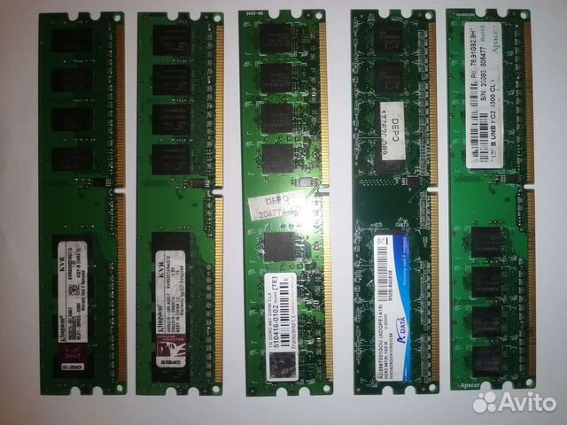 Оперативная память ddr2 1gb