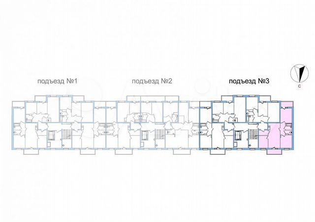 3-к. квартира, 79,5 м², 2/9 эт.