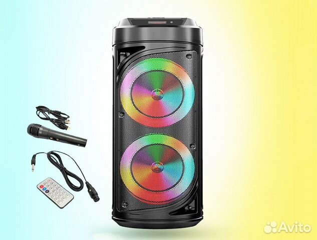 Караоке Bluetooth колонка с микрофоном ZQS6212