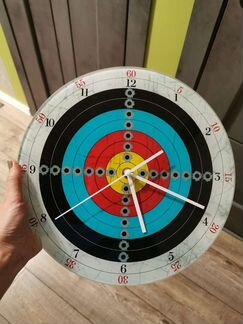 Дартс. Часы настенные