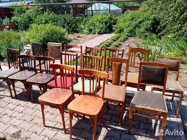 Советские деревянные стулья