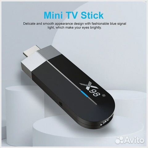 Смарт тв приставка X98 S500 Mini 4k 4/32 Гб