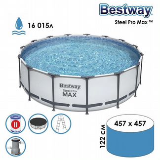Каркасный бассейн Bestway 56438 457х122 см