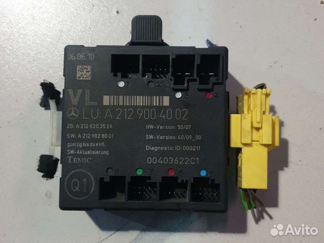 Блок управления передней левой двери мерседес w204