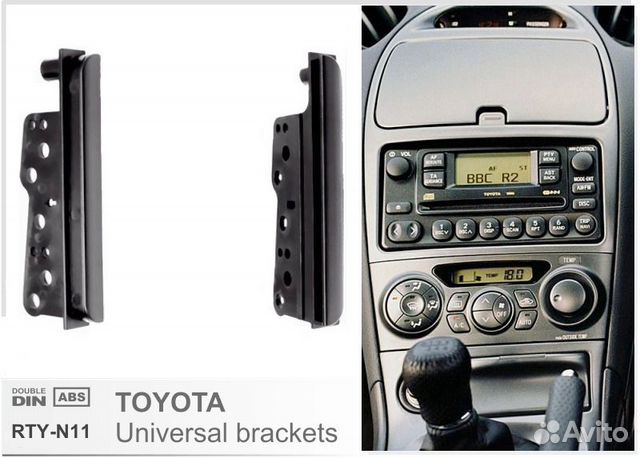 Переходная рамка для Toyota (расширительные ушки)