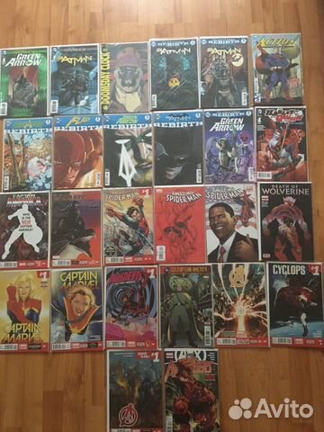 Оригинальные комиксы Marvel и DC на английском