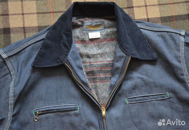 1970-е Джинсовая Куртка Oshkosh XL