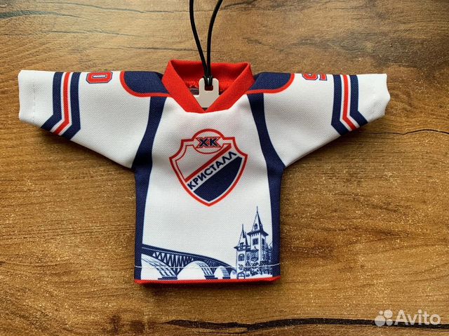 Сувенирная хоккейная майка в машину хк Кристалл