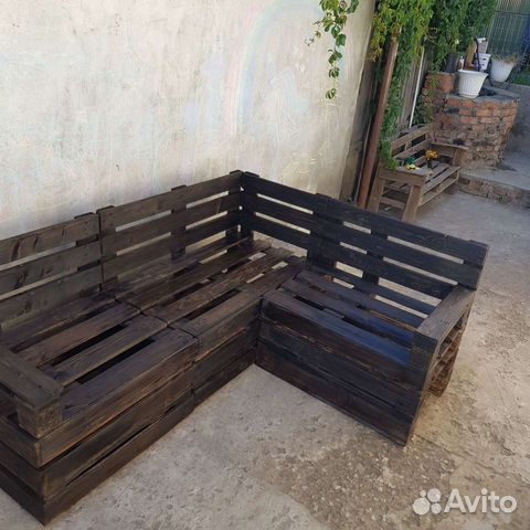 Диван из поддонов