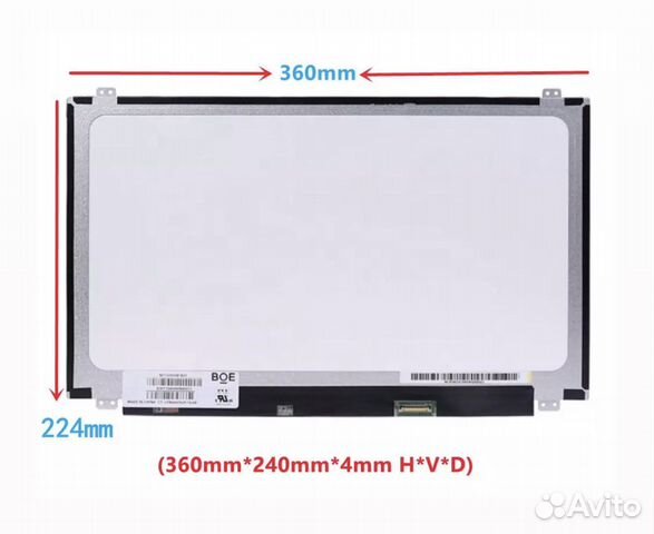 15.6 slim 30 pin Full HD