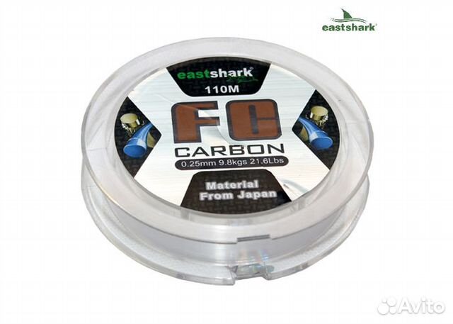 Леска FC 110m carbon прозрачная 0,16-0,50 мм