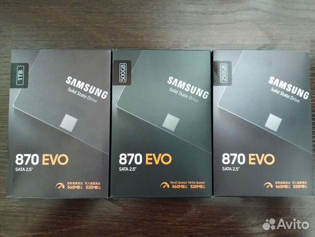 Ssd samsung 870 evo новые