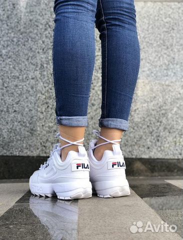 Fila Disruptor II Wedge на ноге