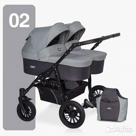 Коляска для двойни Riko