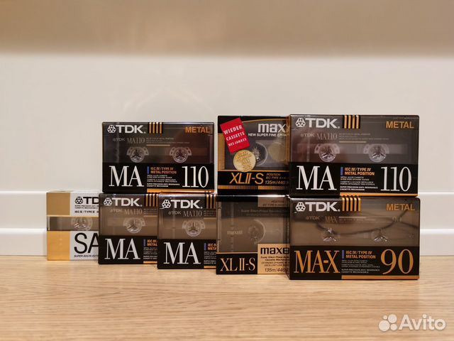 Запись Аудиокассет Maxell, TDK, sony