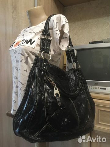 Сумка натуральная кожа nine west