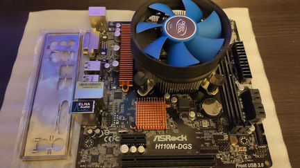 Комплект Pentium g4600 + Asrock h110m-dgs