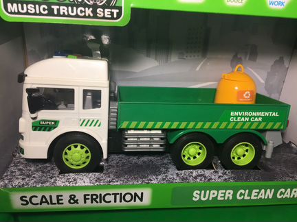 Машинка грузовик инерционный, звук,свет