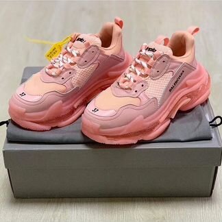 Кроссовки Balenciaga Triple S с прозрачной подошво