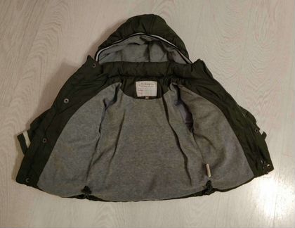 Детская зимняя куртка и полукомбинезон, размер 80