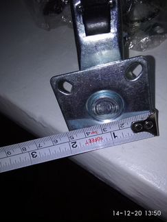 Опоры колесные мебельные поворотные со стопором