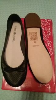 Балетки мягкая нат. кожа 37-37,5р