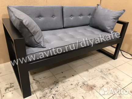 Диван для кафе и кальянных в стиле Лофт