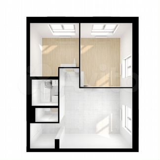 2-к квартира, 52.1 м², 13/33 эт.