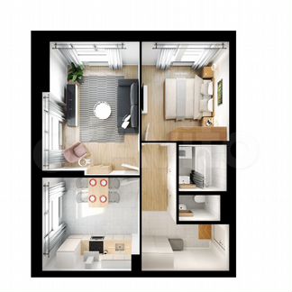 2-к квартира, 52.5 м², 10/32 эт.