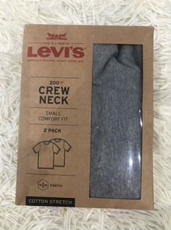 Мужская футболка levis серая новая 2шт