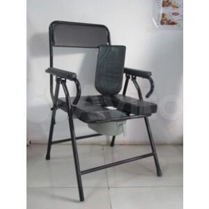 Кресло-туалет складное с мягким сиденьем