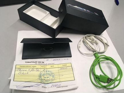 iPhone 5 black 64 Gb Ростест, А1429