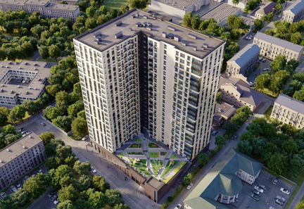 2-к квартира, 65.9 м², 4/24 эт.