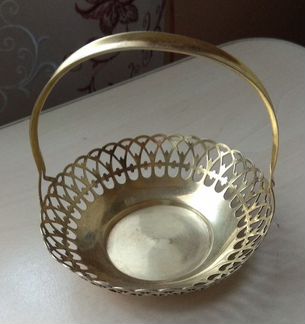 Серебряная конфетница, орешница СССР