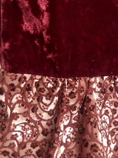 Бархатное осеннее платье 110 брендовое