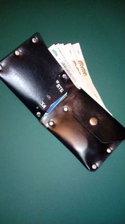 Кожаный кошелек 