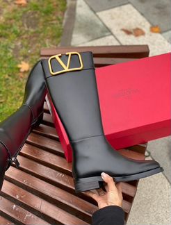 Сапоги Valentino кожаные