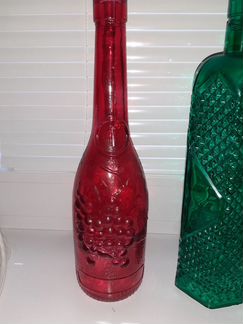Декоративные бутылки стекло