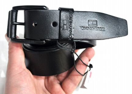 Мужской ремень / Tommy Hilfiger / новый (черный)