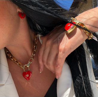 Чокер Браслет серьги Диор Dior