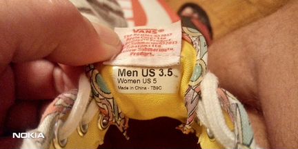 Кроссовки Vans 34 размера