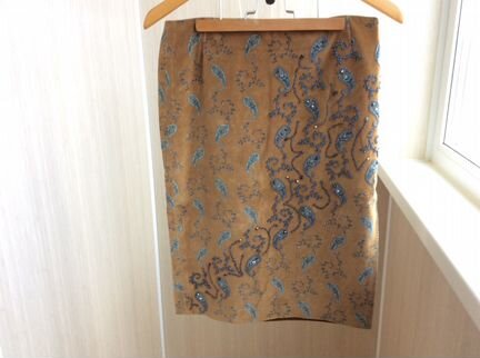 Юбка бархат