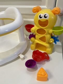 Стульчик для купания/игрушка мельница для ванны