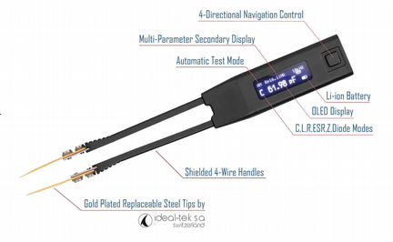 Smart Tweezers ST5S SMD мультиметр LCR метр