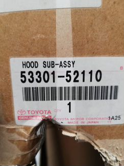 Капот Toyota XA / ist 53301-52110