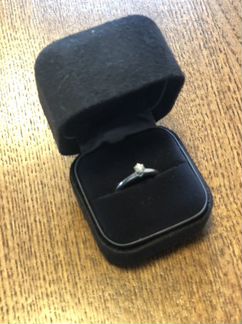 Кольцо Tiffany платина и бриллиант